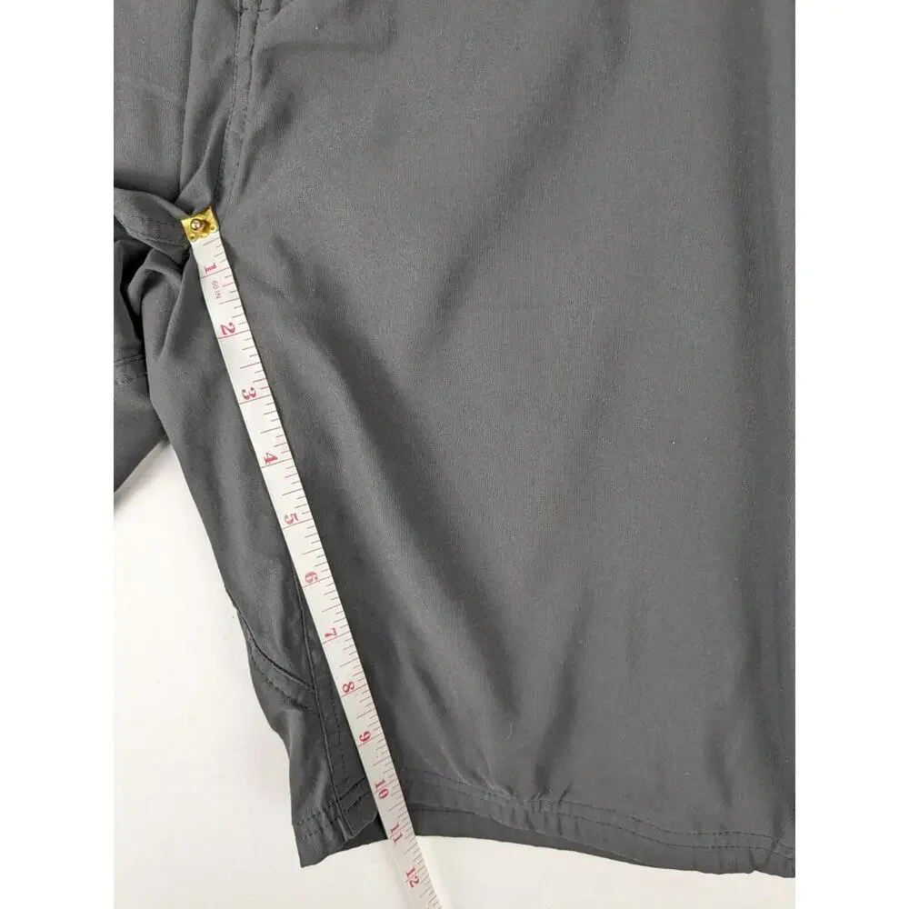 Eddie‎ Bauer Cargo Shorts Mens 38 Gray Stretch Outdoor Hiking 1280634